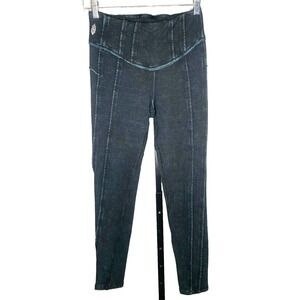 Free‎ People Movement Hybrid Leggings Women's blue Size XS Pull On Exposed seam